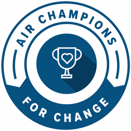 Champions for Change badge