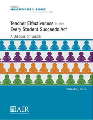 Image of Teacher Effectiveness in ESSA guide cover