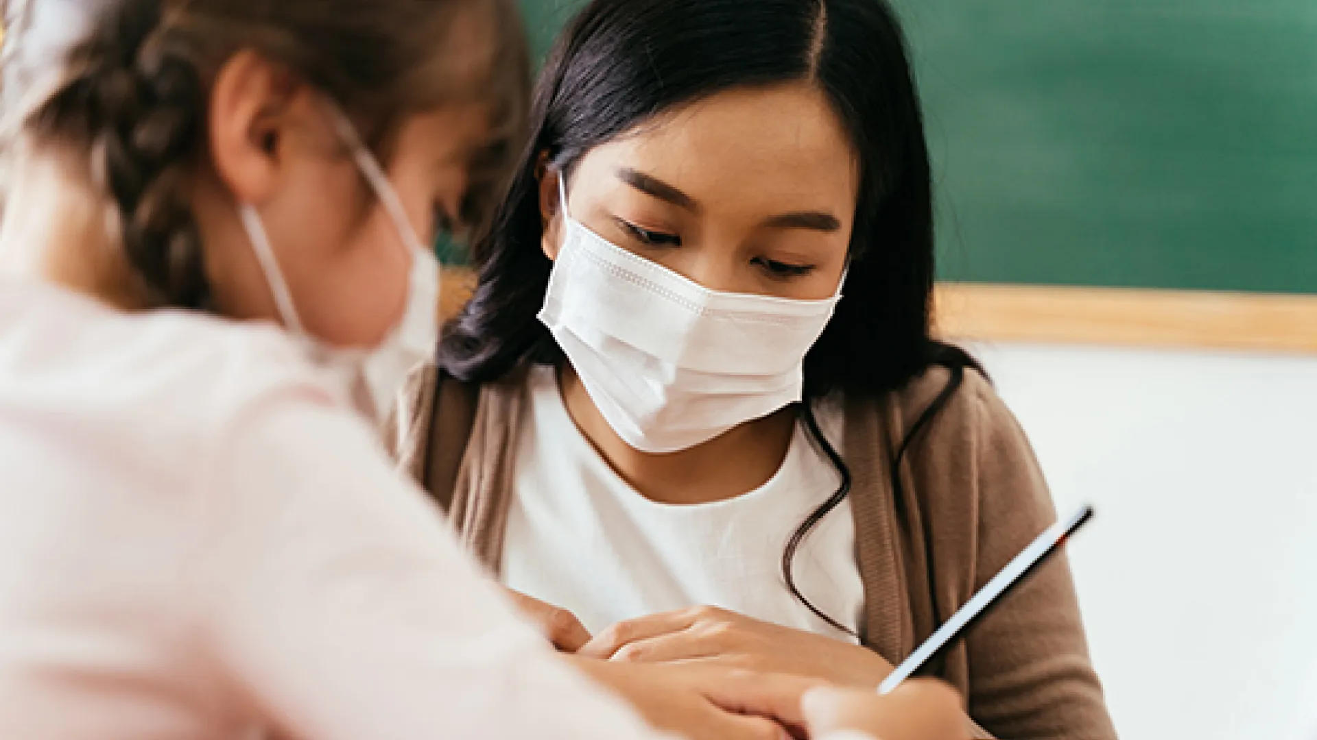 Image of student wearing a mask