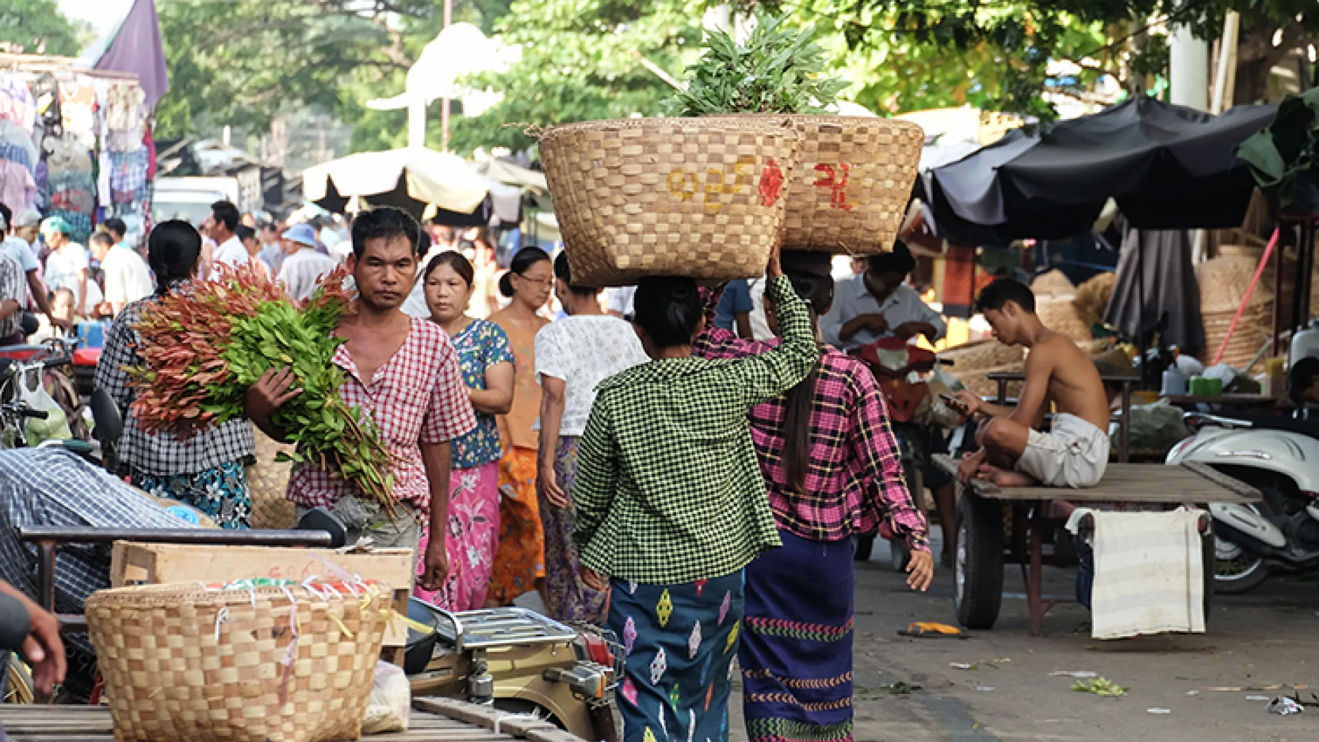 Marketplace in Myanmar