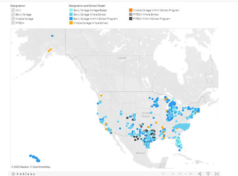 Mapping Early College Programs Across the U.S.