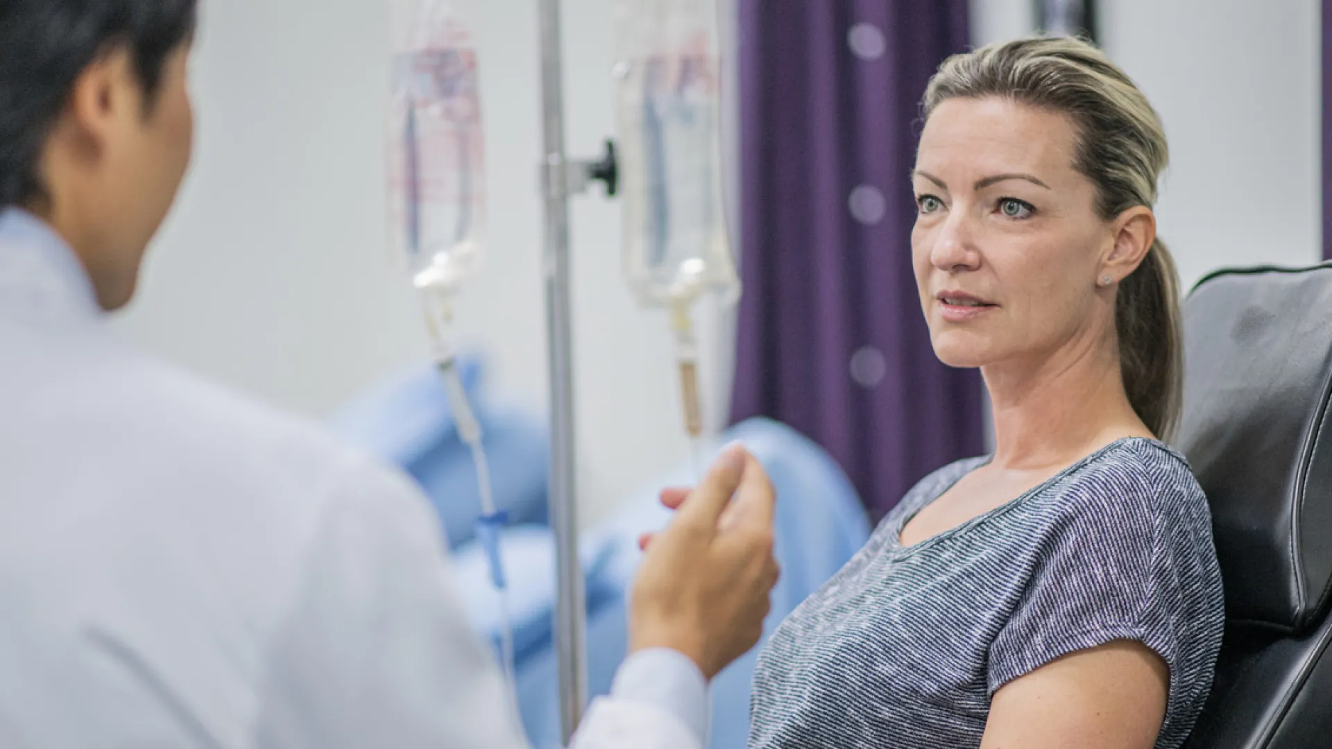 Woman waiting for transplant
