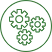 Icon of gears