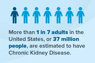 Graphic: More than 37 million people in the U.S. are estimated to have Chronic Kidney Disease