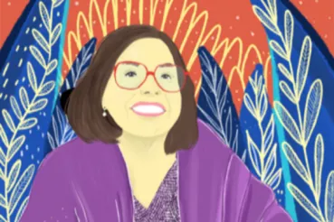 Illustration of Judy Heumann