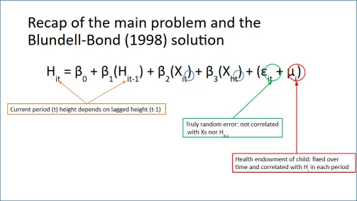 Lagged dependent webinar screenshot