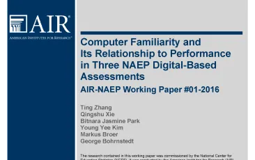 report cover