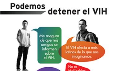 Image of HIV AIDS Communication Poster in Spanish 