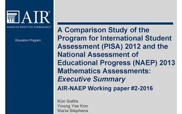 NAEP PISA Report cover