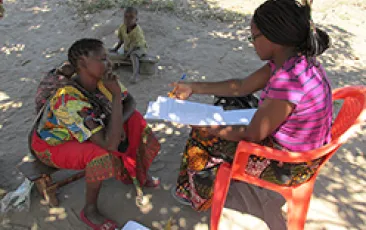 Image of two women in Zambia