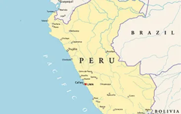 Map of Peru 
