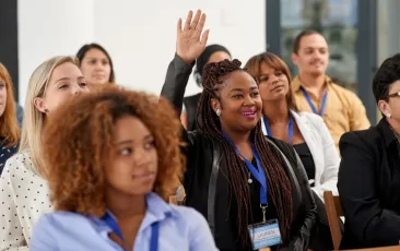 Participants in a conference