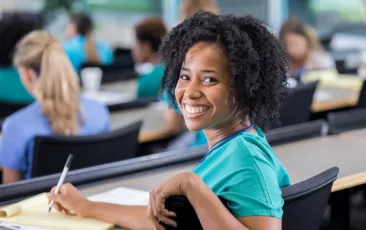 Female medical student
