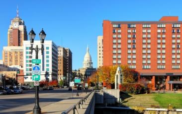 downtown Lansing Michigan