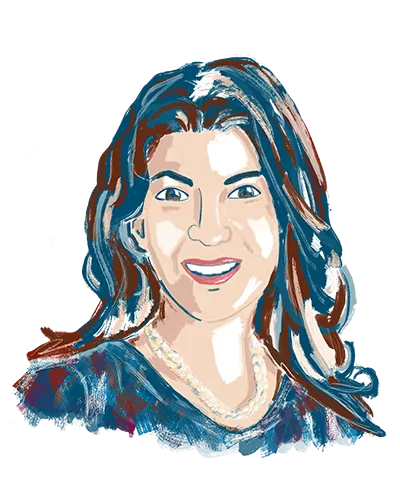 Illustration of Deb Moroney