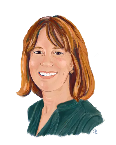 Illustration of Allison Gandhi