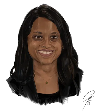 Illustration of Pooja Nakamura