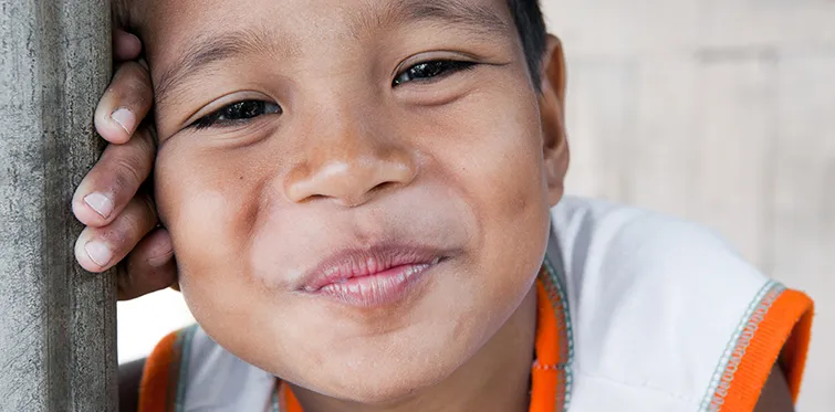 Smiling Philippine boy