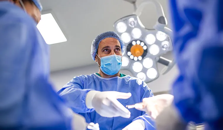 Surgeon in the OR