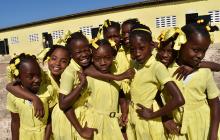 Image of schoolgirls in Haiti 