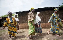 Nigerian women walking