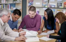 Researchers working together